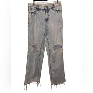 Pacsun distressed denim light wash jeans